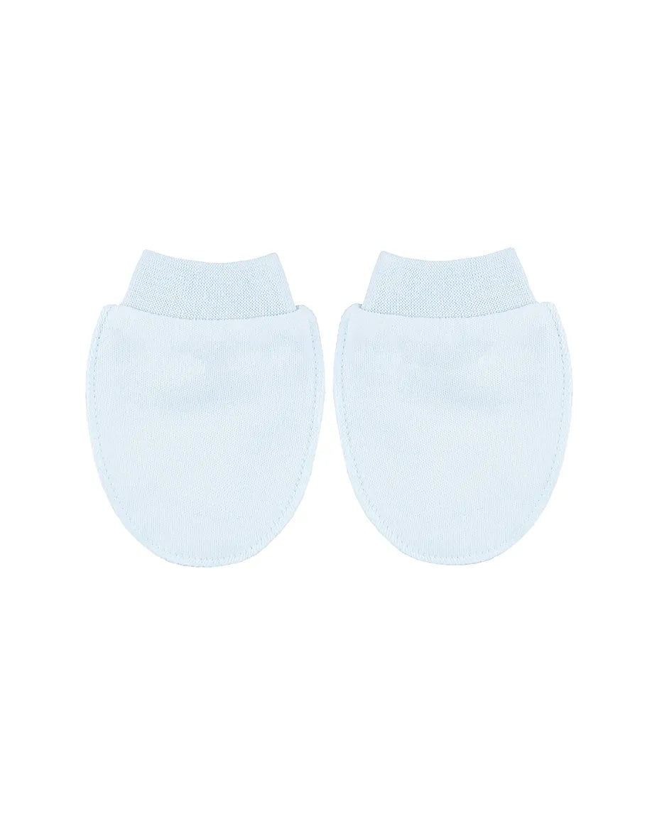 Newborn 3-Piece Cotton Jeweled Crown Layette Set