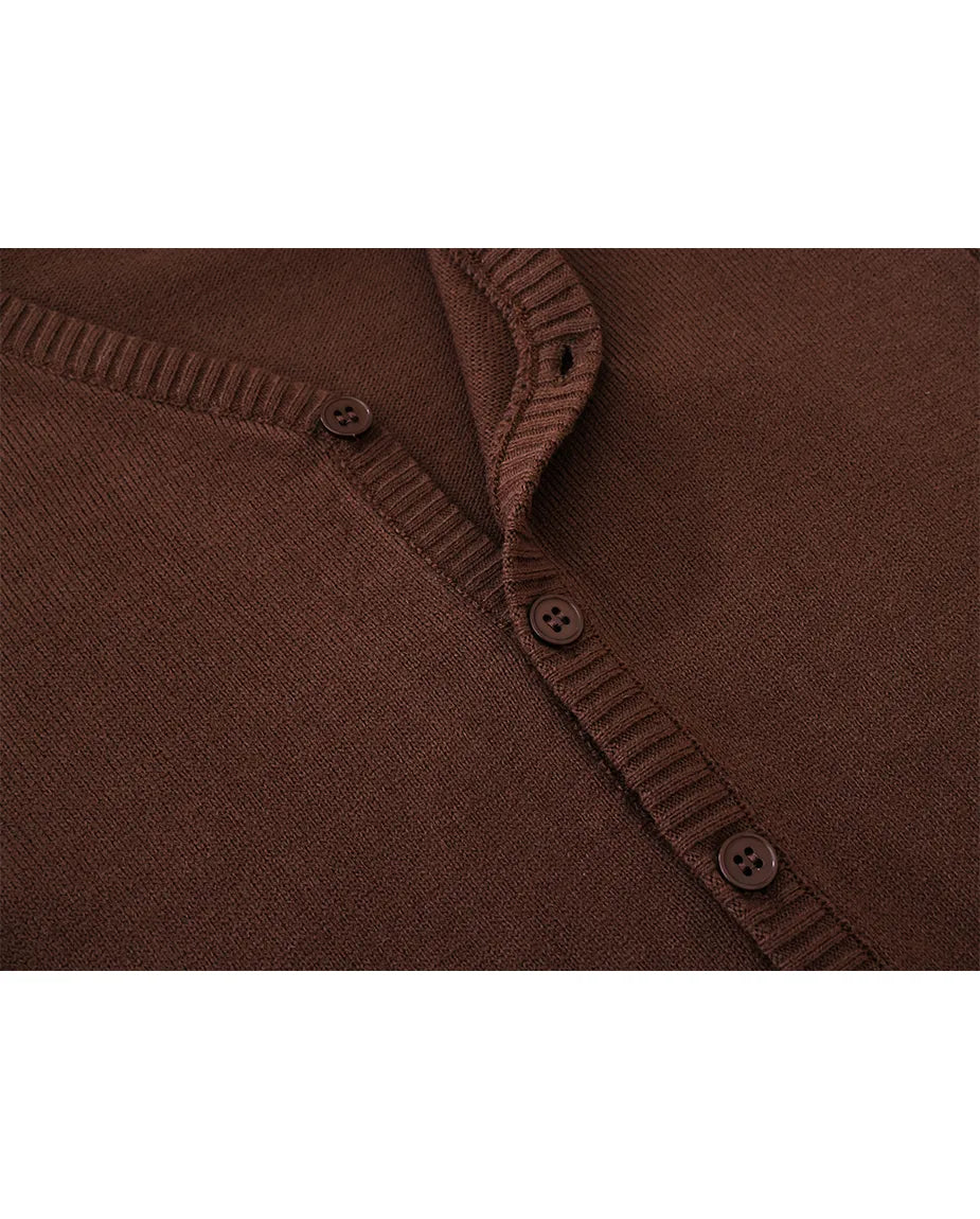 V-Neck Cardigan Sweater for Boys - Featuring Button Closure, Toddler to Youth