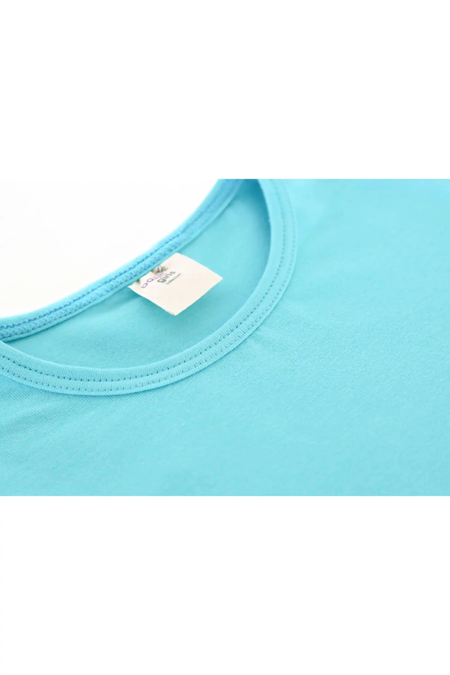 Baby Girls' Basic T-Shirt Short Sleeve Crewneck Tee
