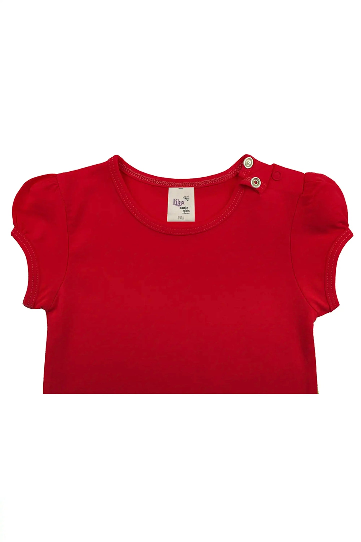 Baby Girls' Basic T-Shirt Short Sleeve Crewneck Tee