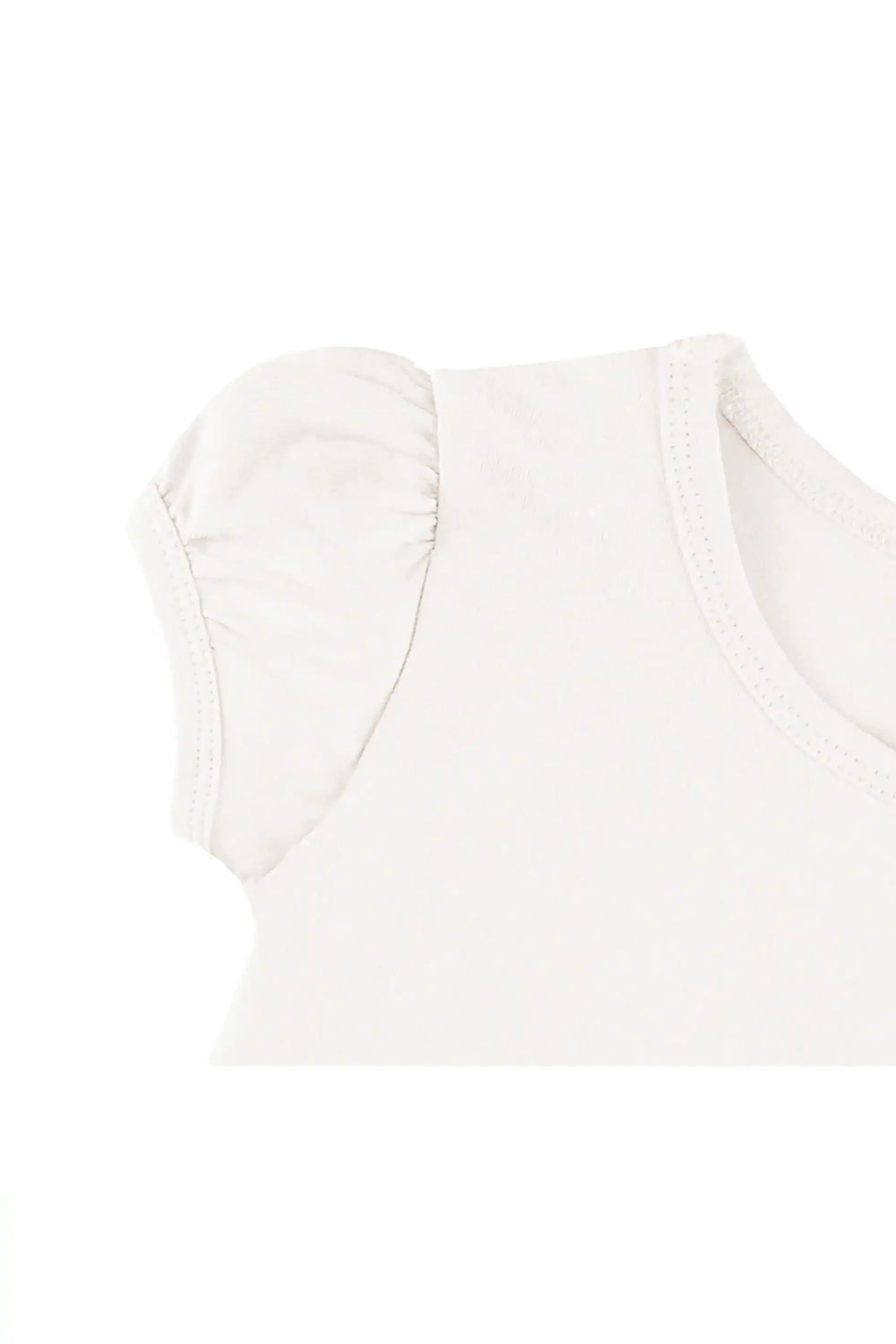 Baby Girls' Basic T-Shirt Short Sleeve Crewneck Tee