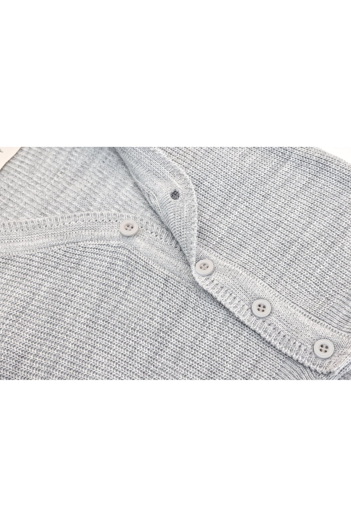 Boys' ribbed knit v-neck four buttoned cardigan; perfect for baby boy clothes & christmas gift ideas