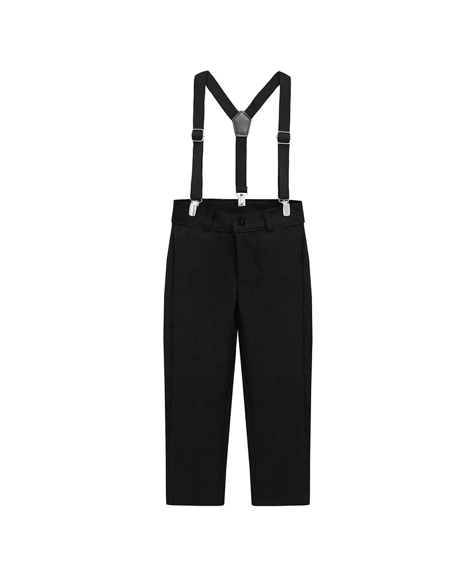 Boys Formal Slim Fit 4 Piece Pant Set