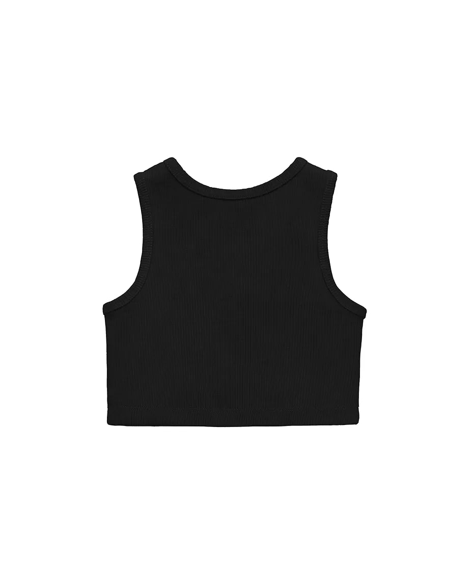 Girls 2-Pack Basic Cropped Tank Top
