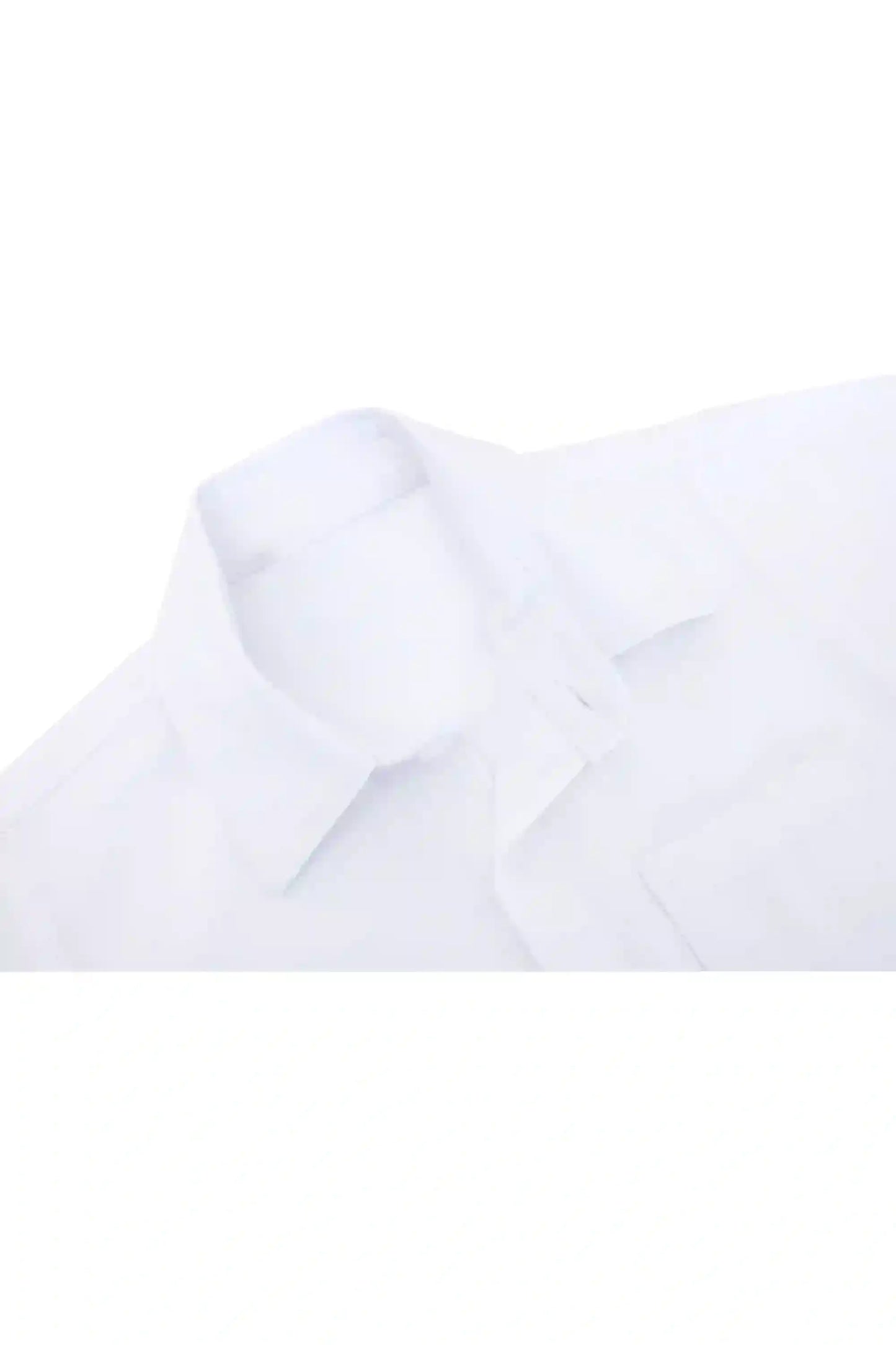 Boys' Button Down Shirt Solid Short Sleeve Classic Solid Oxford Dress Shirt