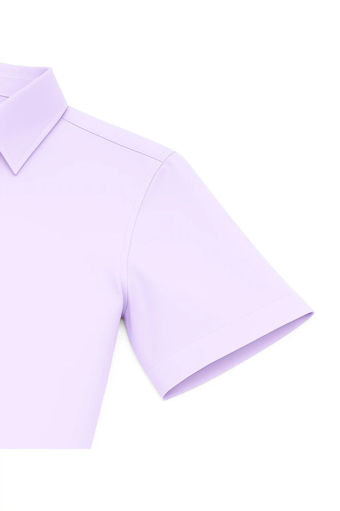 Boys Classic Short Sleeve Button Down Casual Solid Dress Shirt