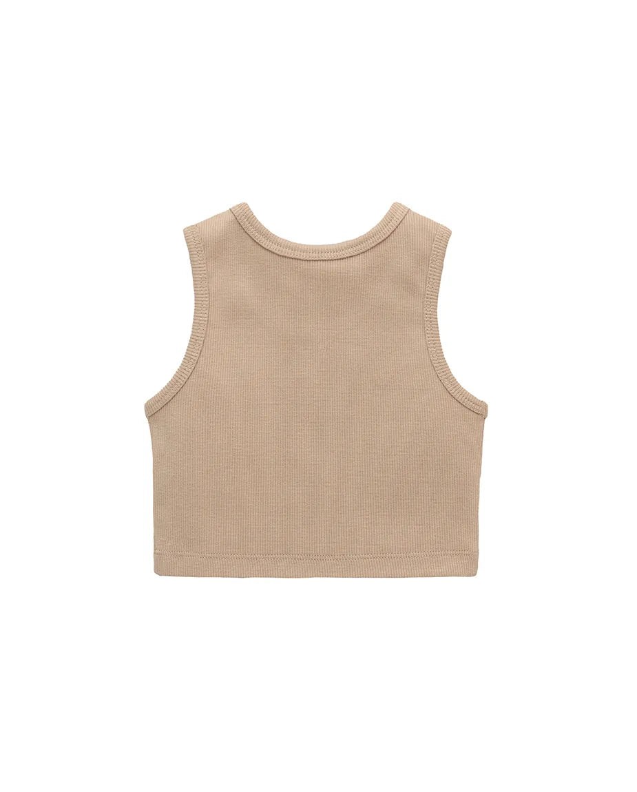 Girls 2-Pack Basic Cropped Tank Top