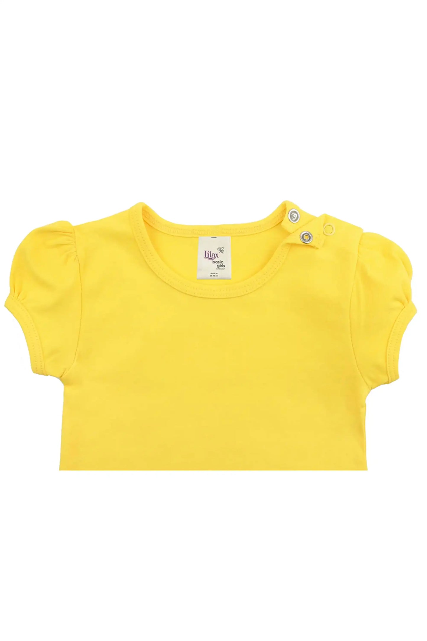 Baby Girls' Basic T-Shirt Short Sleeve Crewneck Tee