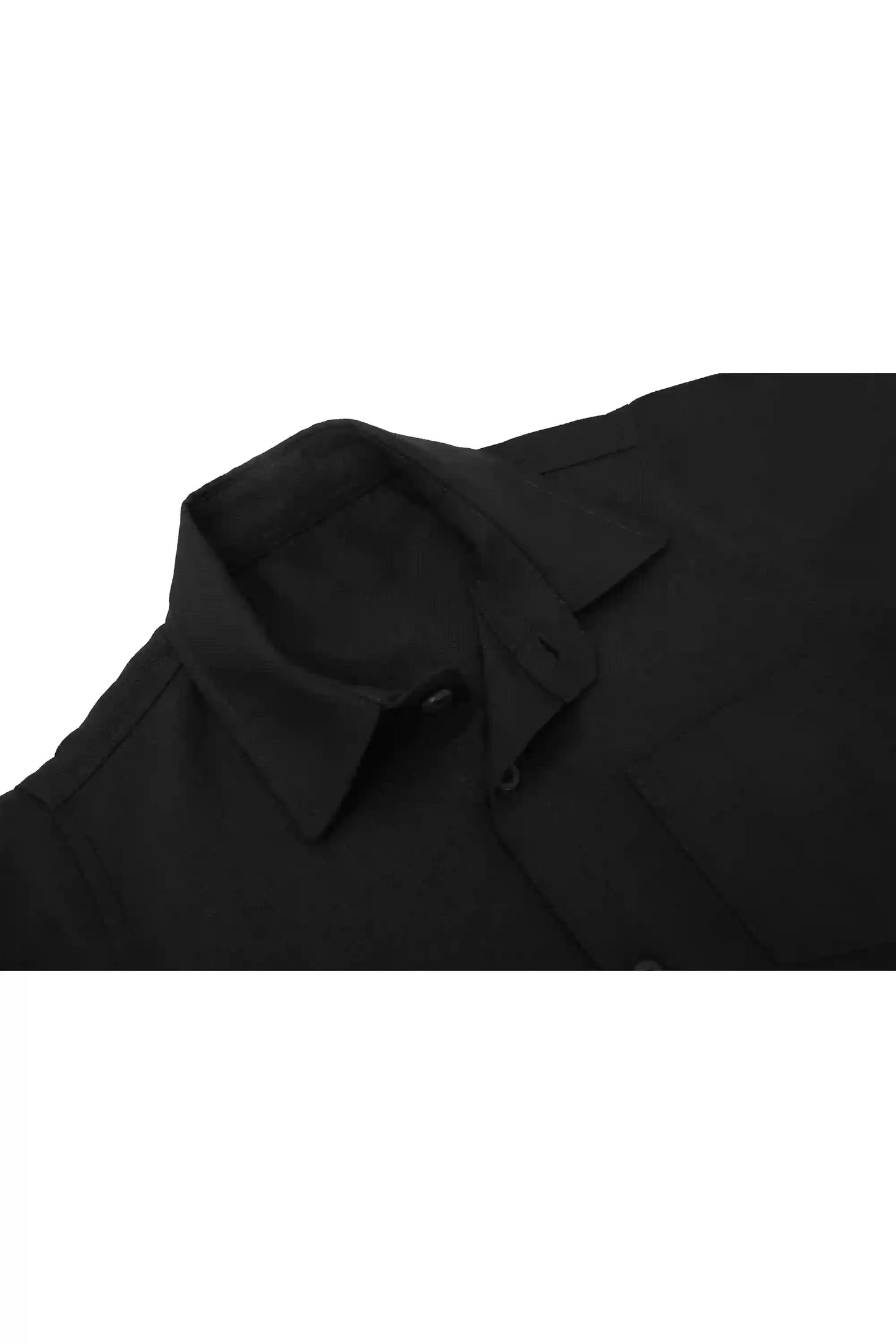 Boys' Button Down Shirt Solid Short Sleeve Classic Solid Oxford Dress Shirt