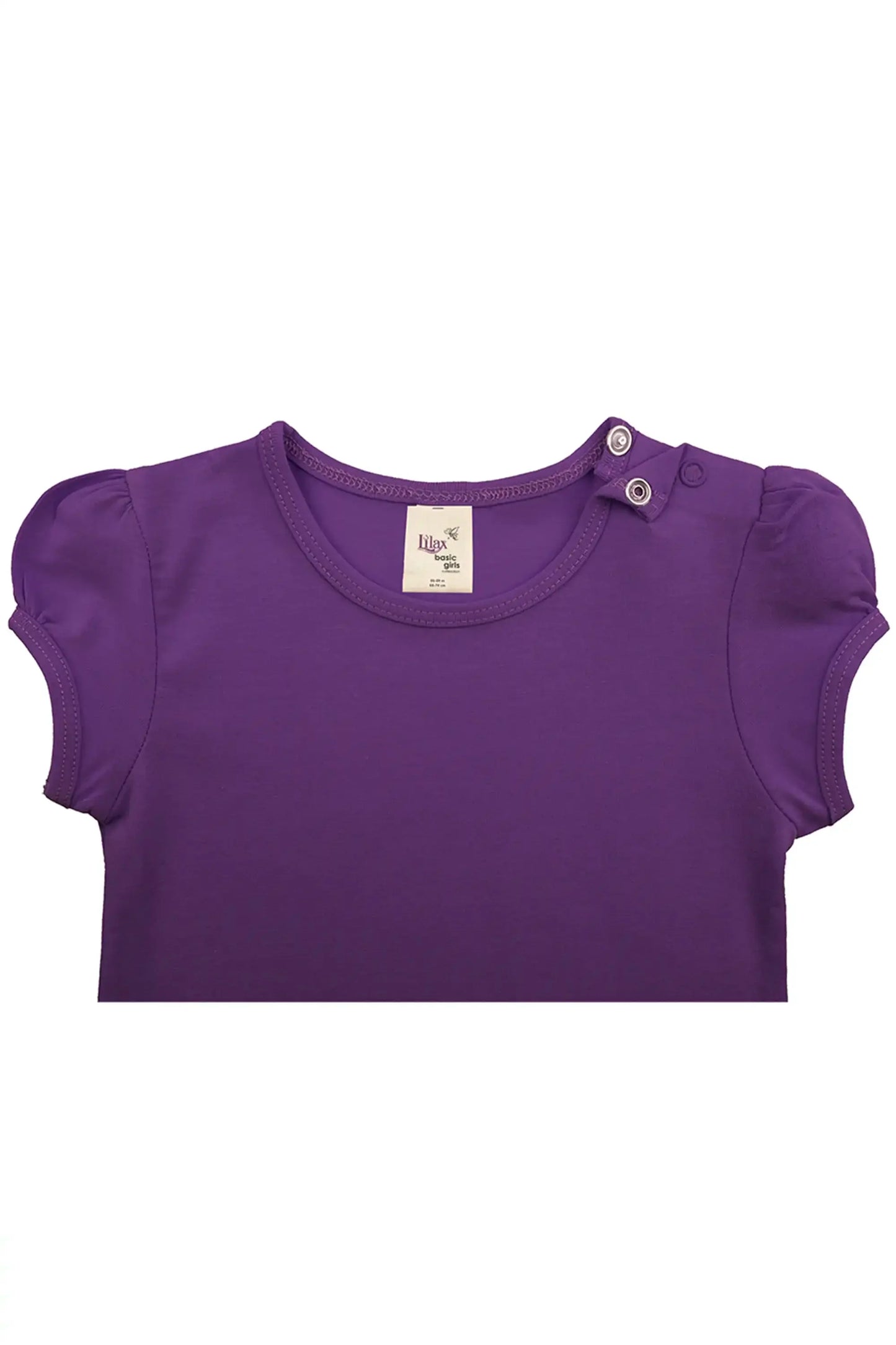 Baby Girls' Basic T-Shirt Short Sleeve Crewneck Tee