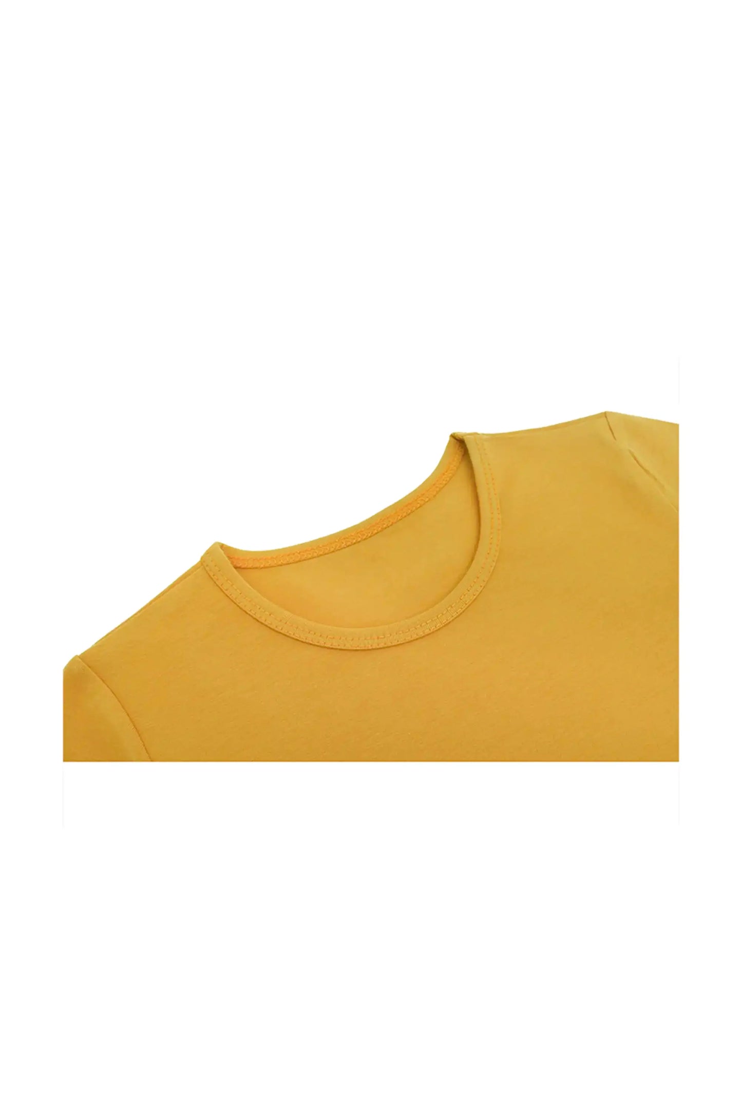 Girls Short Sleeve Crewneck Crop Top Tee
