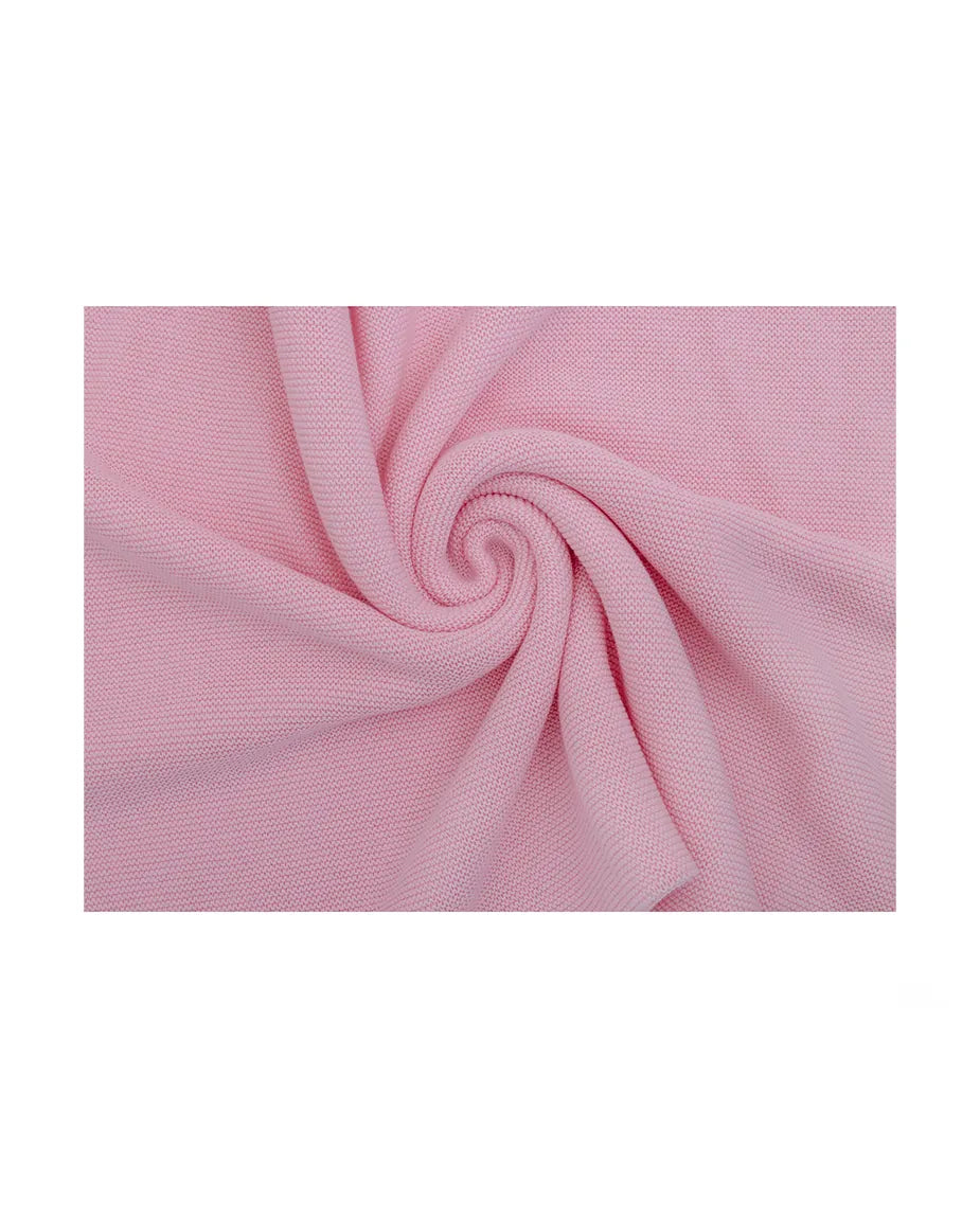 Baby Girl Cotton Knit Receiving Blanket