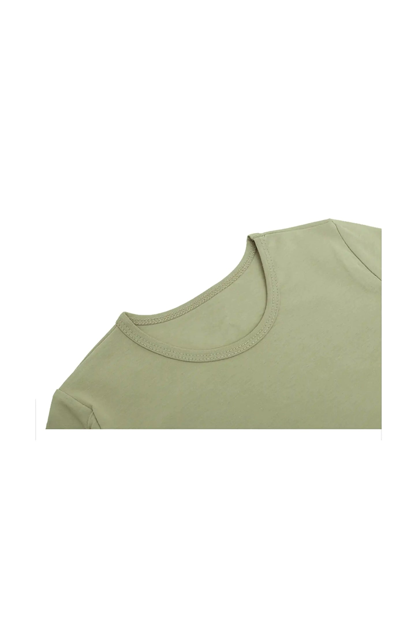 Girls Short Sleeve Crewneck Crop Top Tee