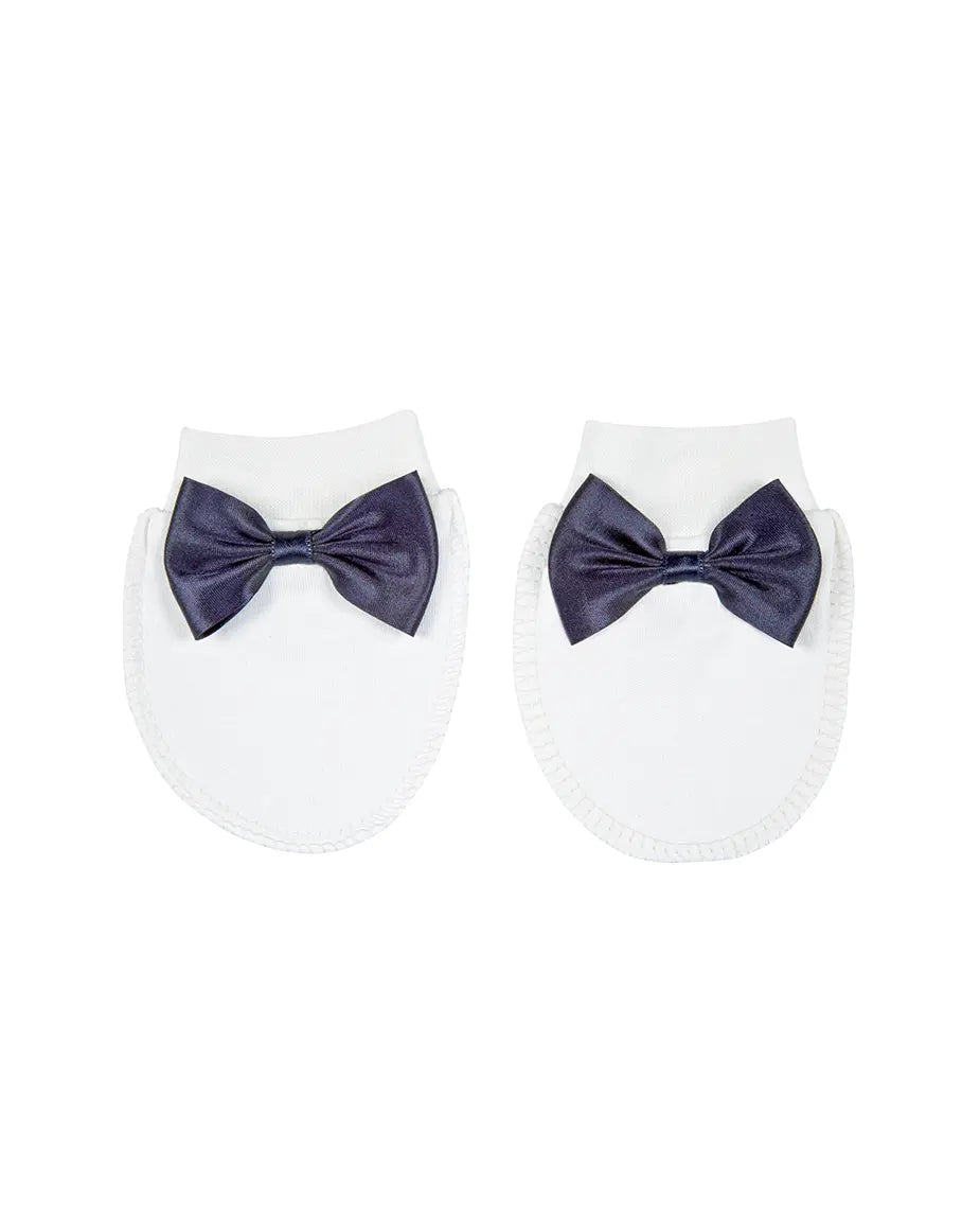 Regal and Handsome: 5-Piece Layette Gift Set with Jeweled Crown Tuxedo for Baby Boys (0-3 Months)