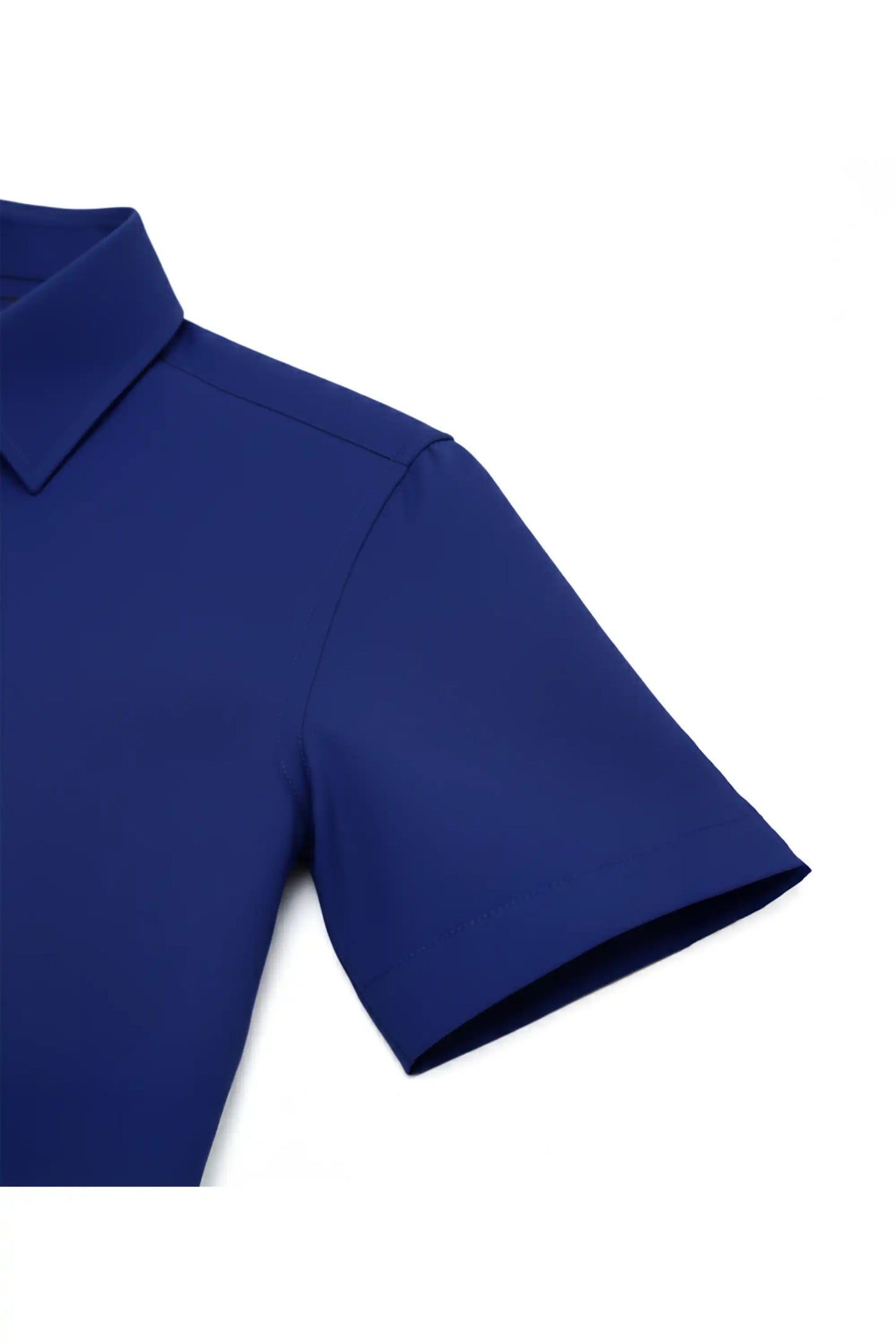 Boys Classic Short Sleeve Button Down Casual Solid Dress Shirt