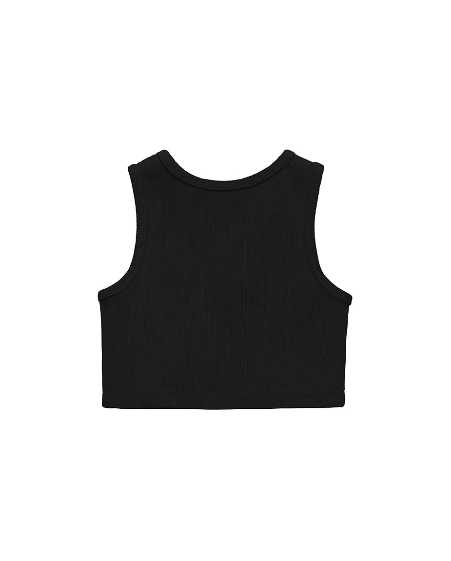 Girls 2-Pack Basic Cropped Tank Top