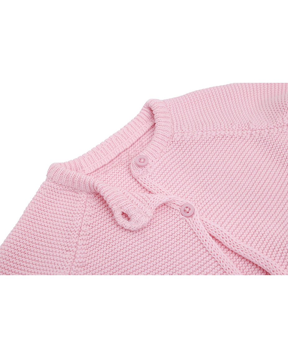 Baby Girls' Knit Long Sleeve Ruffled Cardigan Bolero Shrug