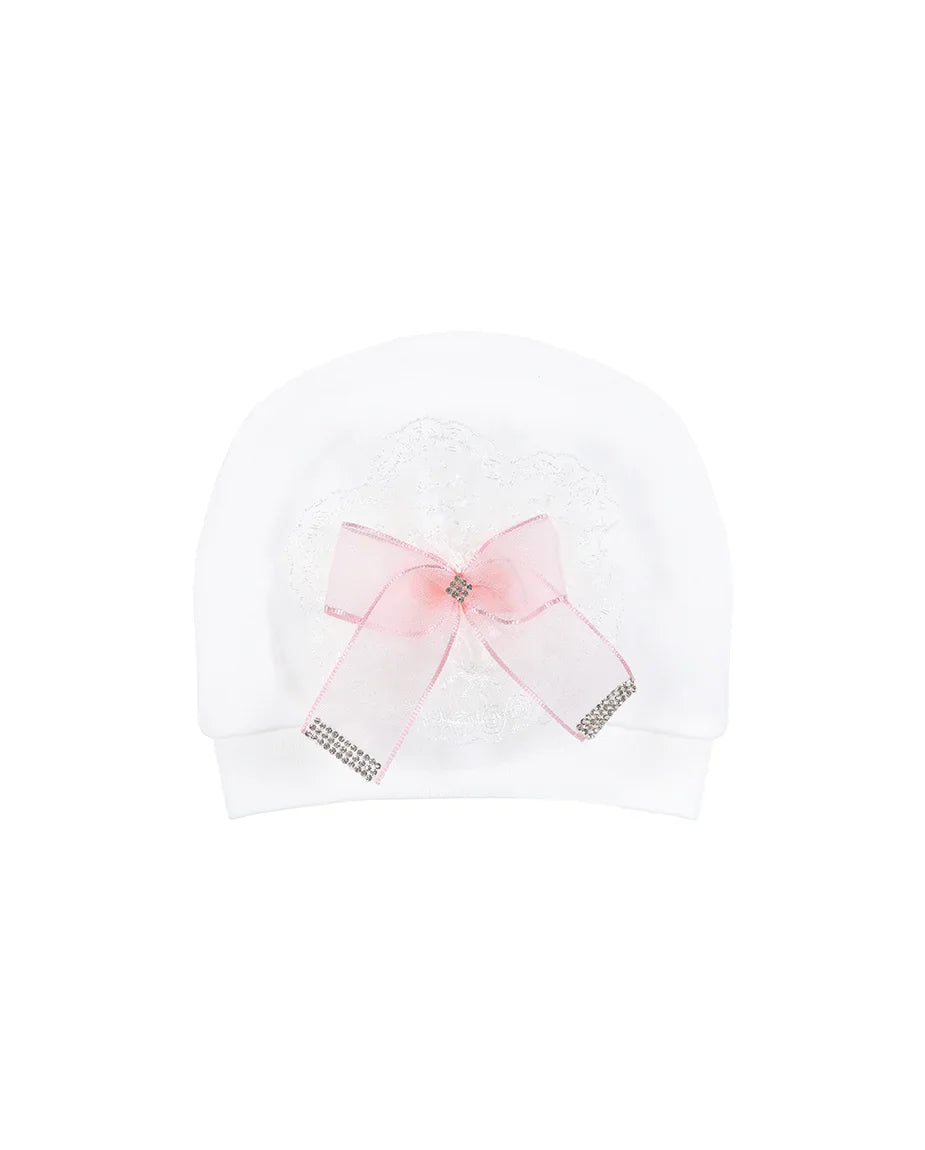 Jeweled Crown Layette Gift Set for Baby Girls: 3 Pieces