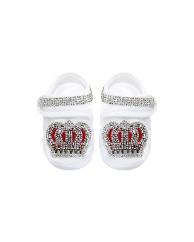Regal and Handsome: 5-Piece Layette Gift Set with Jeweled Crown Tuxedo for Baby Boys (0-3 Months)
