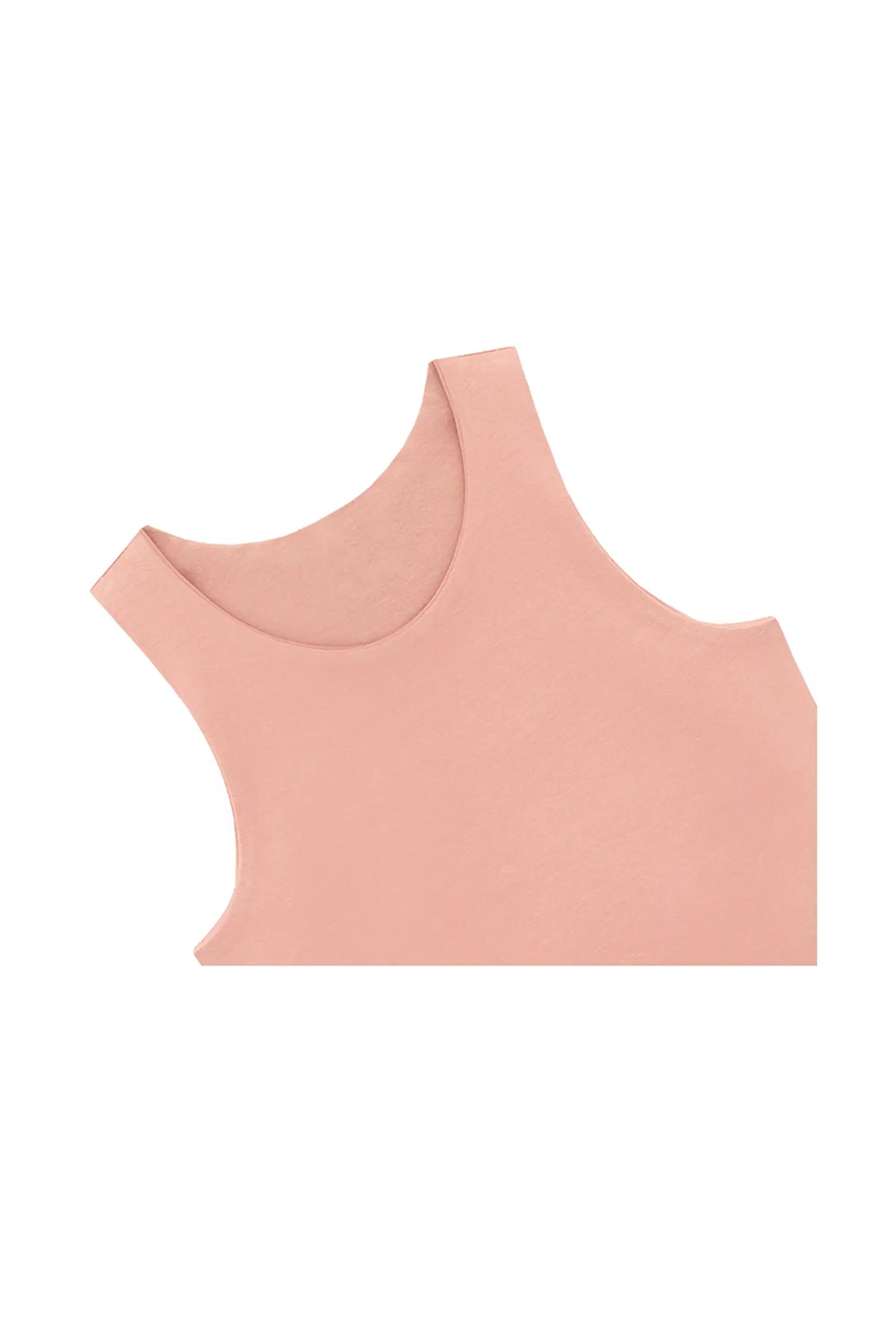 Girls' Double Lined Sleeveless Basic Crop Tank Top