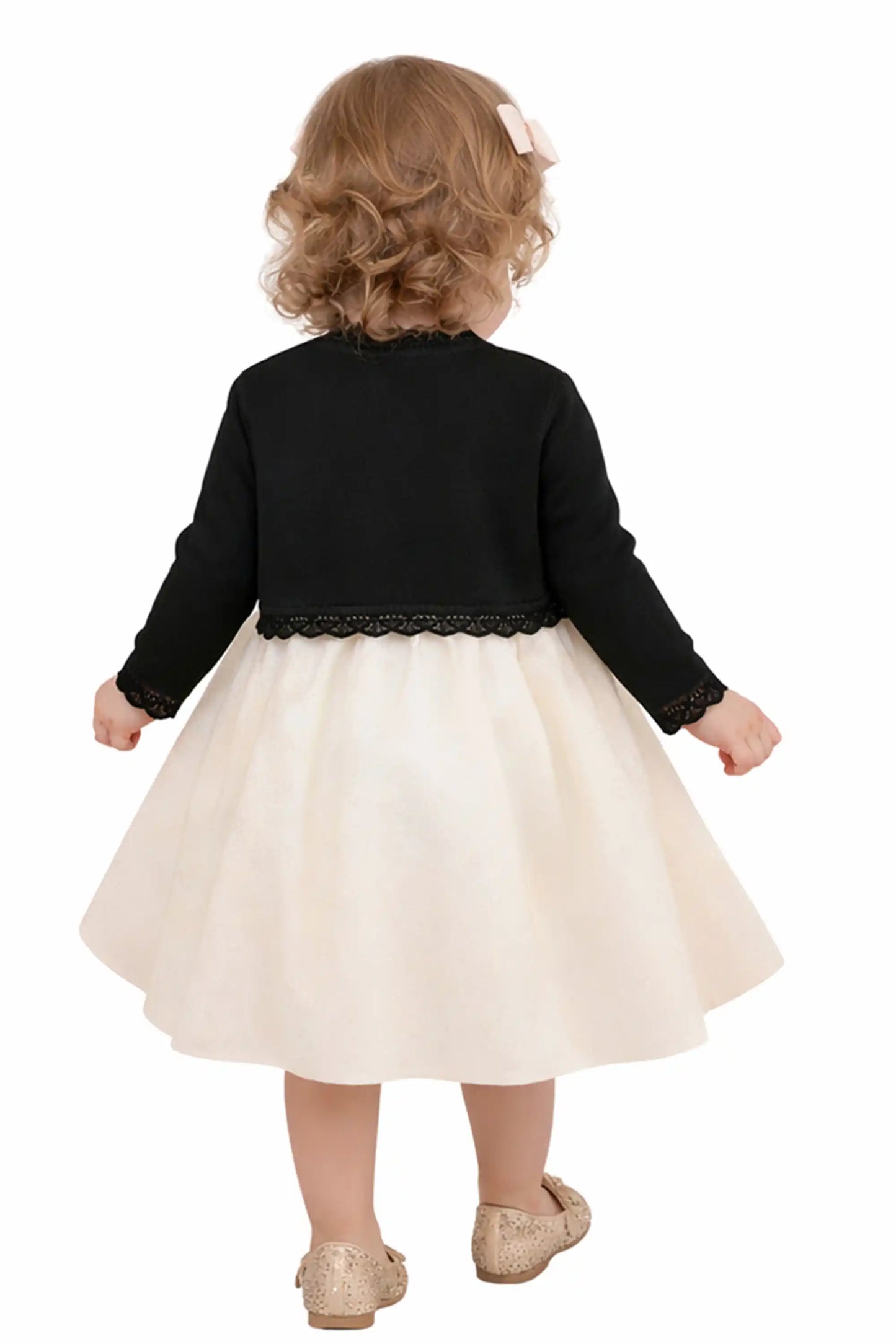 Baby Knit Button Detailed Bolero Cardigan