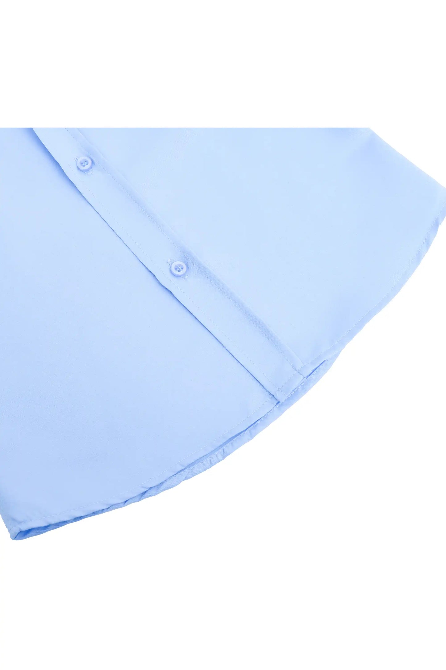 Boys Classic Short Sleeve Button Down Casual Solid Dress Shirt