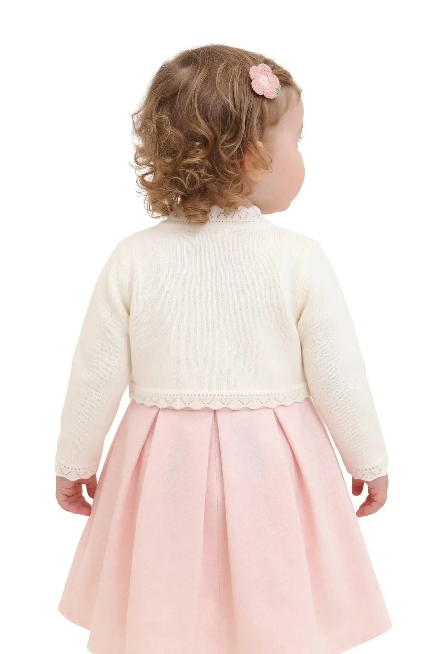 Baby Knit Button Detailed Bolero Cardigan