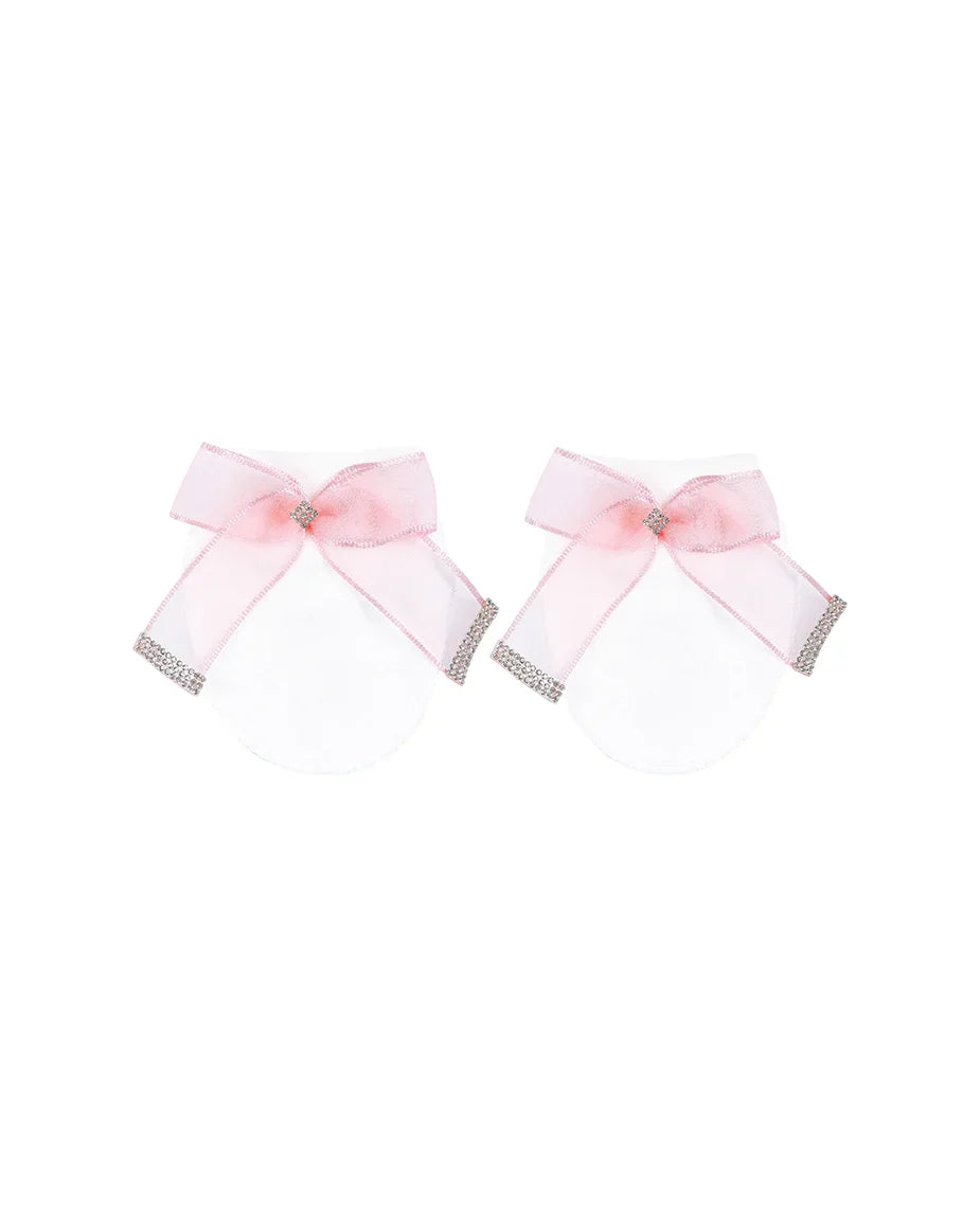 Jeweled Crown Layette Gift Set for Baby Girls: 3 Pieces