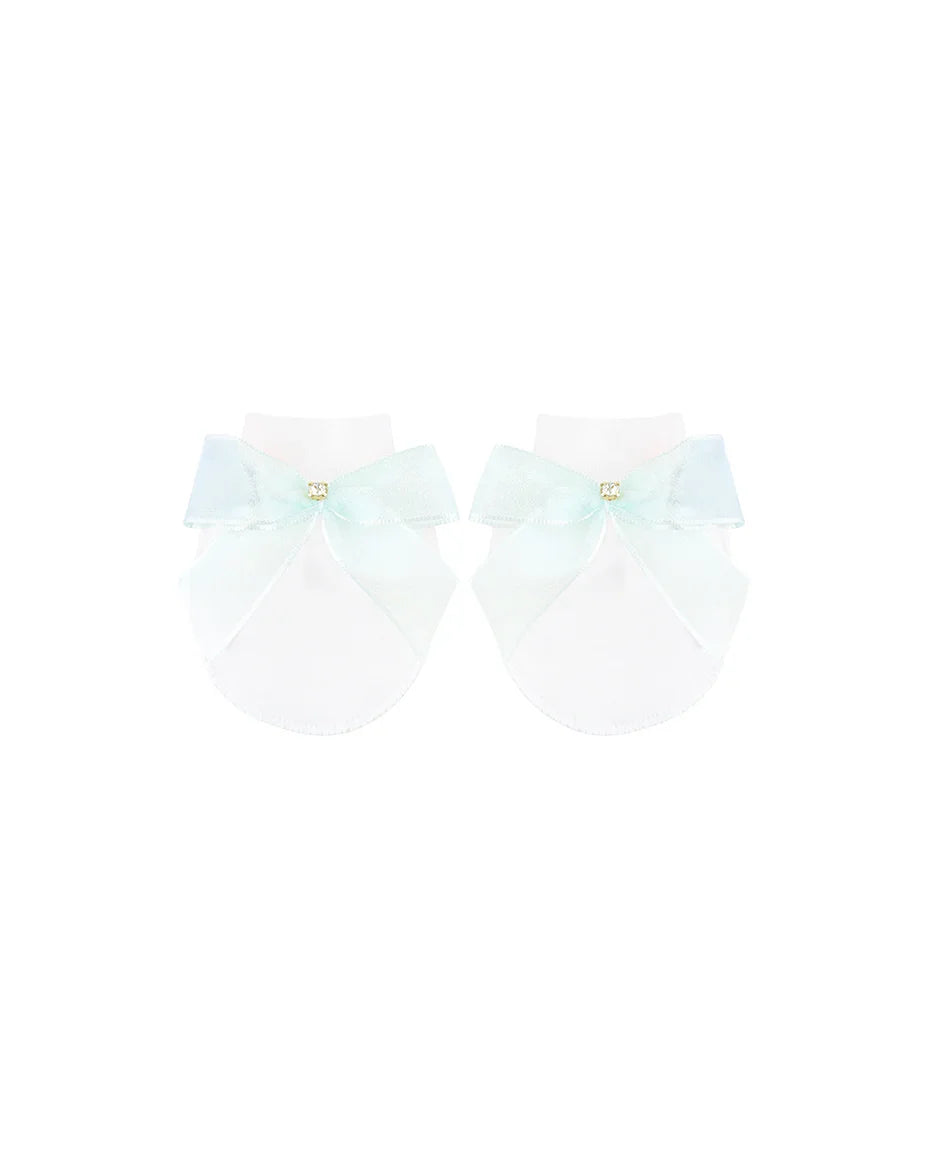 Jeweled Crown Layette Gift Set for Baby Girls: 3 Pieces