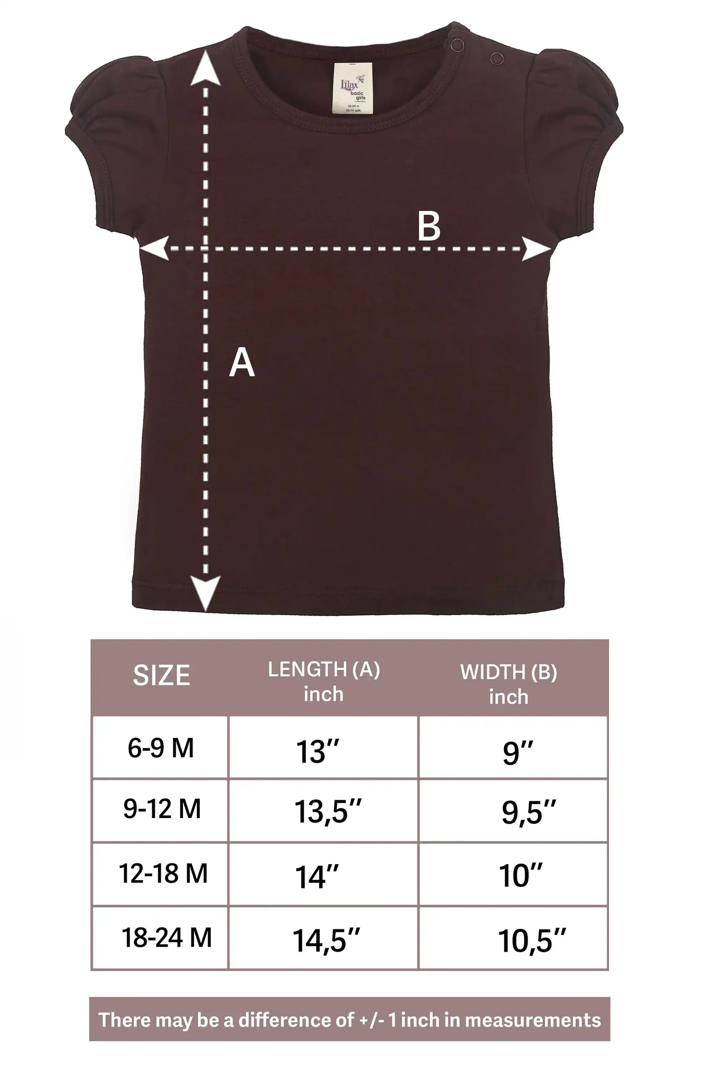 Baby Girls' Basic T-Shirt Short Sleeve Crewneck Tee