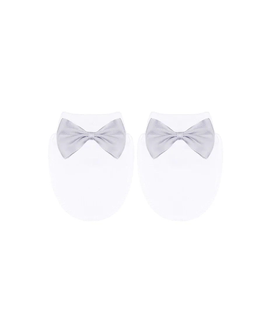 Newborn 3-Piece Cotton Jeweled Crown Layette Set