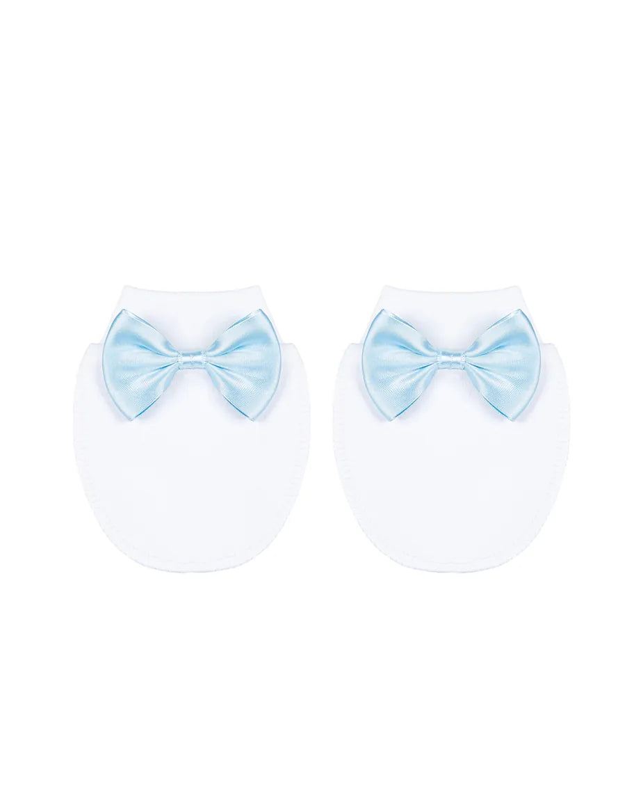 Newborn 3-Piece Cotton Jeweled Crown Layette Set