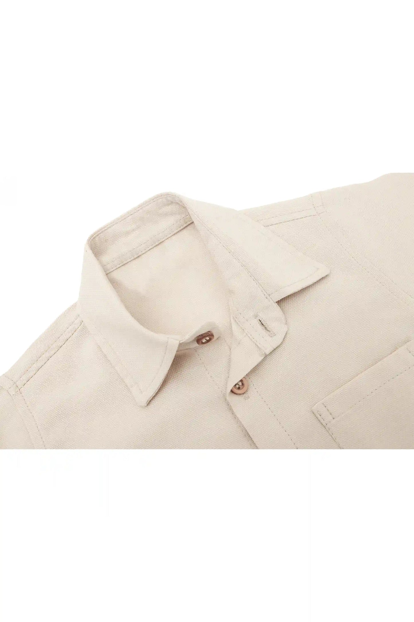 Boys' Button Down Shirt Solid Short Sleeve Classic Solid Oxford Dress Shirt