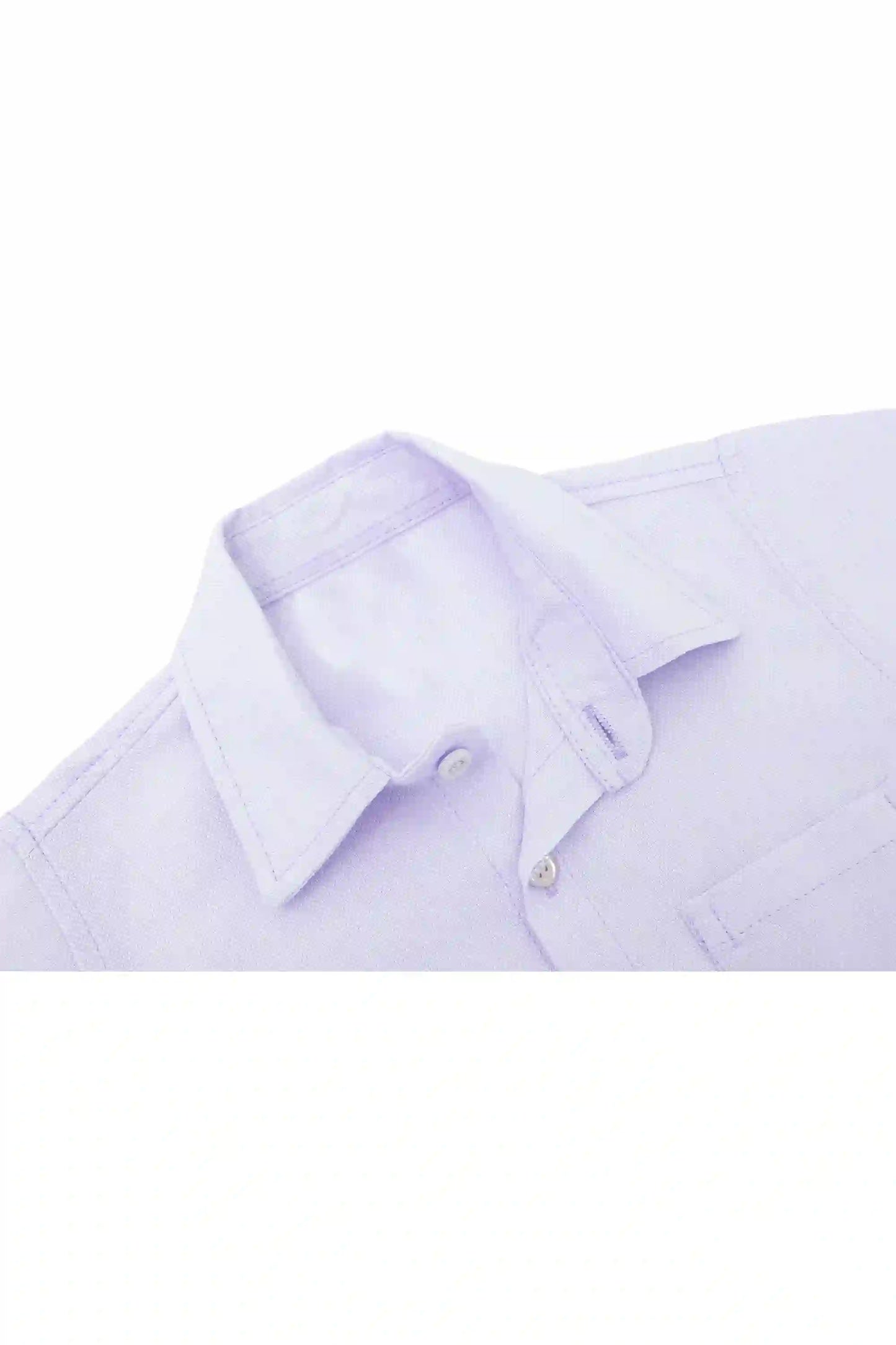 Boys' Button Down Shirt Solid Short Sleeve Classic Solid Oxford Dress Shirt