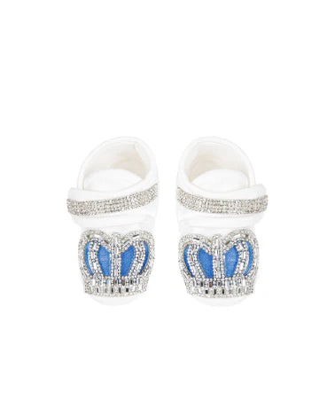 Regal and Handsome: 5-Piece Layette Gift Set with Jeweled Crown Tuxedo for Baby Boys (0-3 Months)