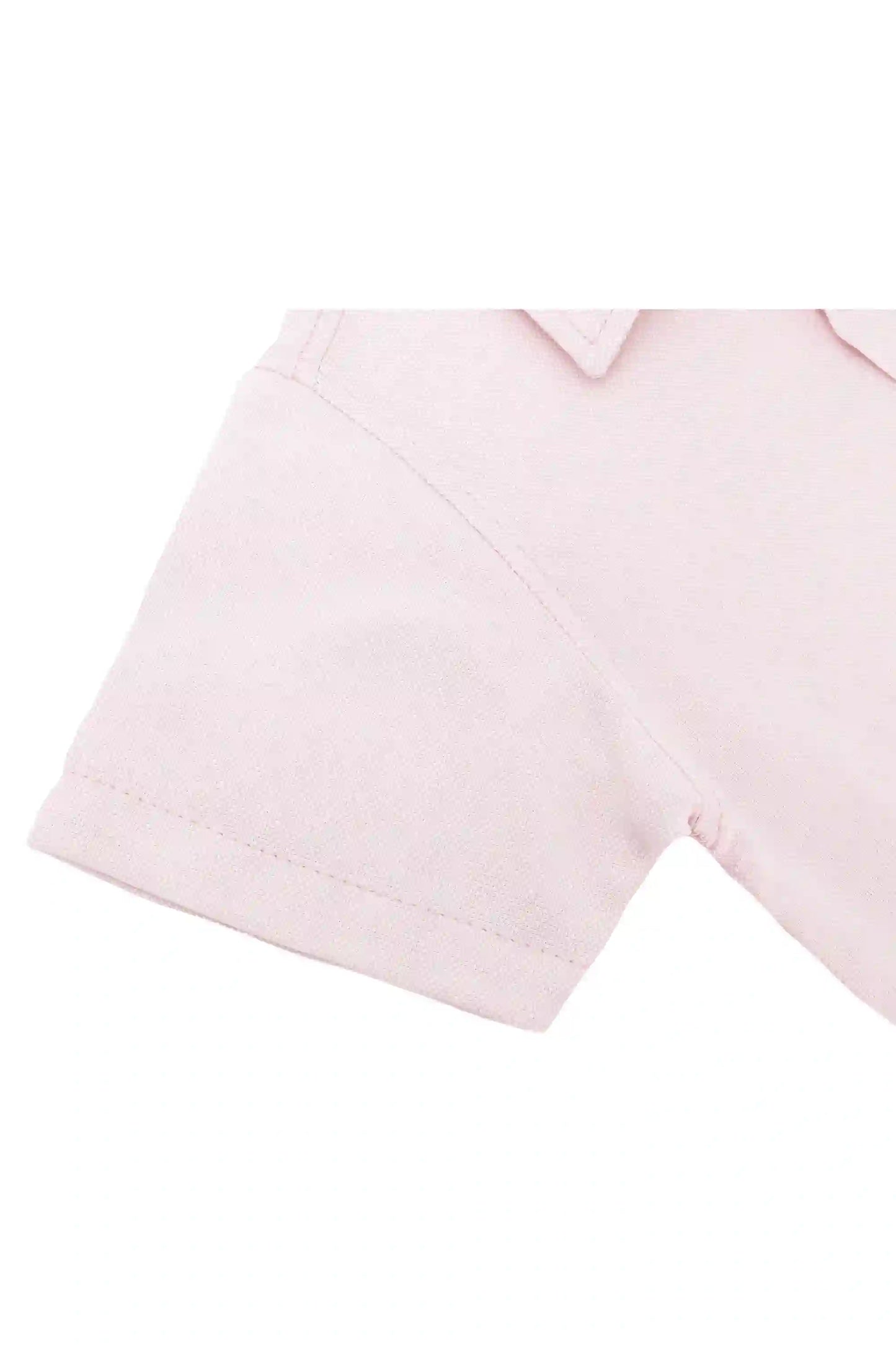 Boys' Button Down Shirt Solid Short Sleeve Classic Solid Oxford Dress Shirt