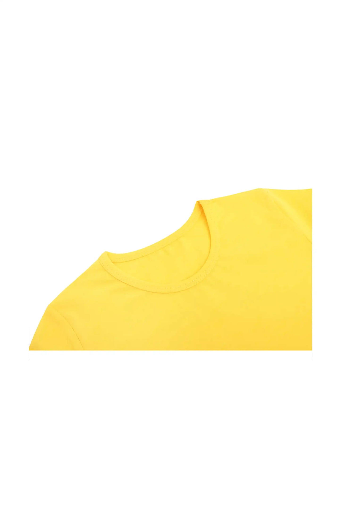 Girls Short Sleeve Crewneck Crop Top Tee