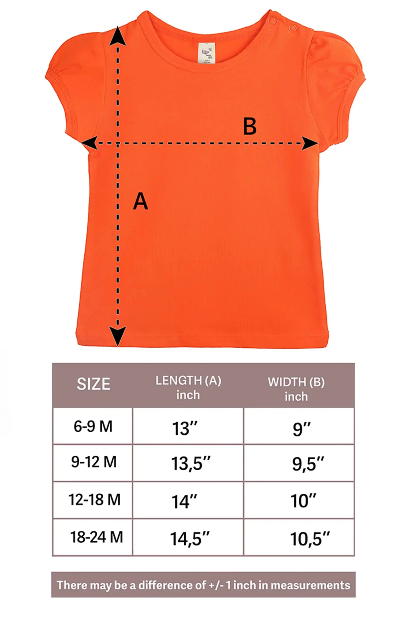 Baby Girls' Basic T-Shirt Short Sleeve Crewneck Tee