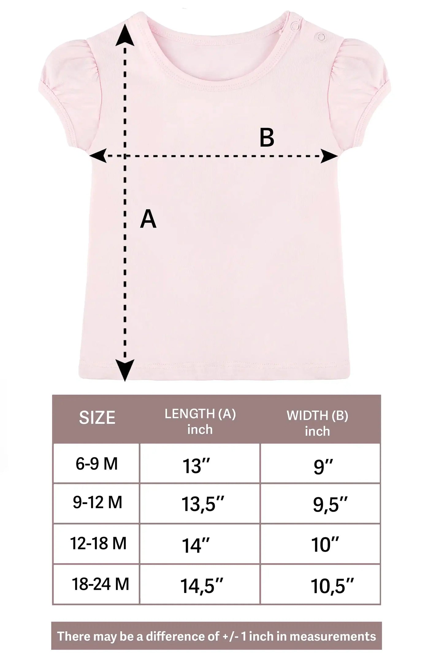 Baby Girls' Basic T-Shirt Short Sleeve Crewneck Tee