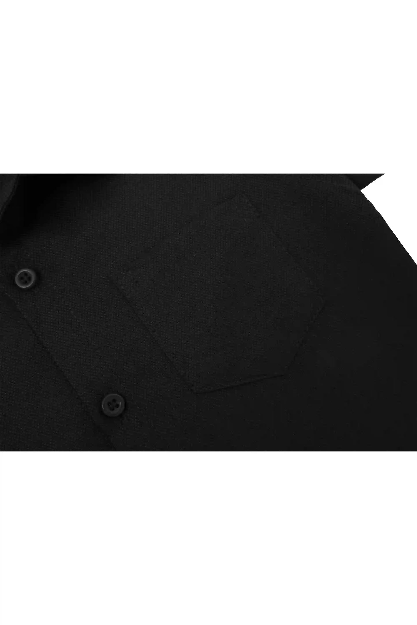 Boys' Button Down Shirt Solid Short Sleeve Classic Solid Oxford Dress Shirt