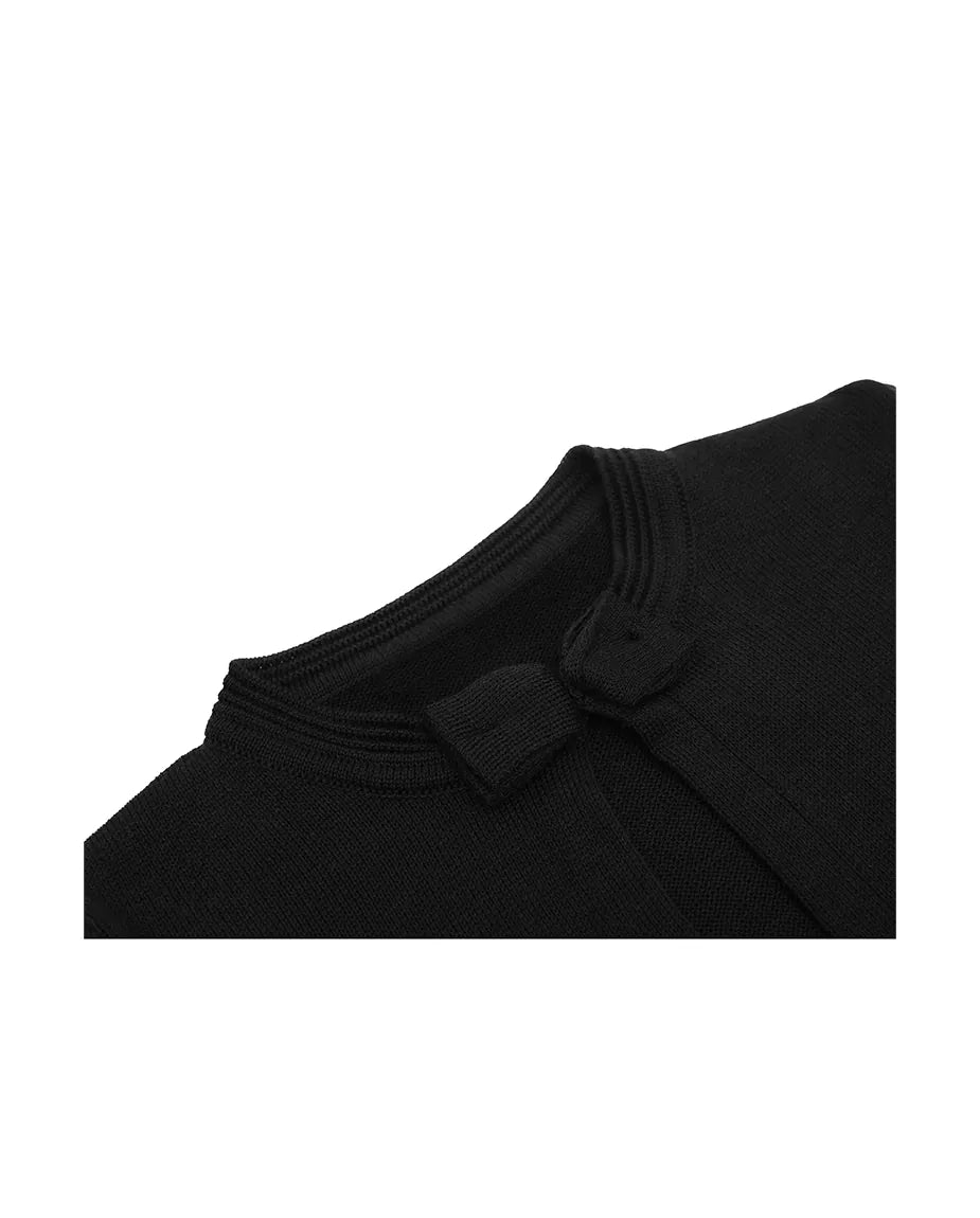 Little Girls' Long Sleeve Bowknot Closure Bolero Cardigan