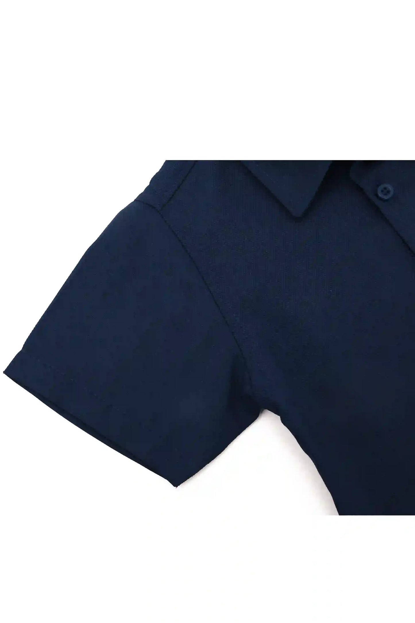 Boys' Button Down Shirt Solid Short Sleeve Classic Solid Oxford Dress Shirt
