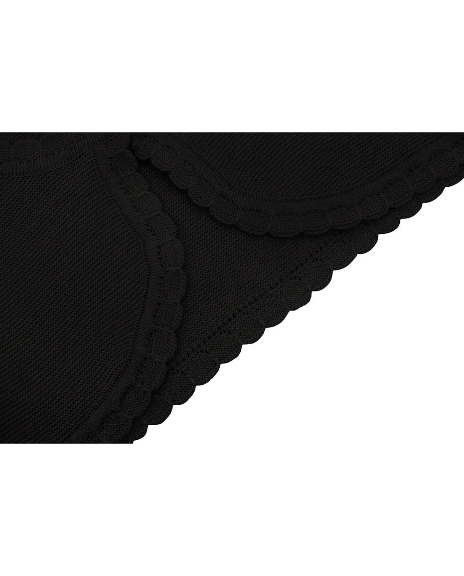 Baby Girls' Long Sleeve Knit Button Closure Bolero Shrug
