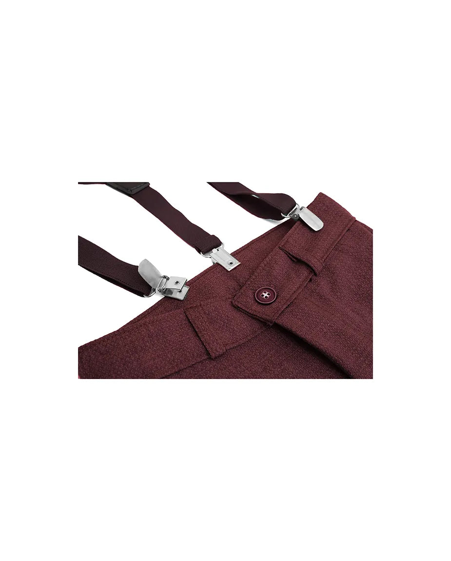Boys Formal Slim Fit 4 Piece Pant Set
