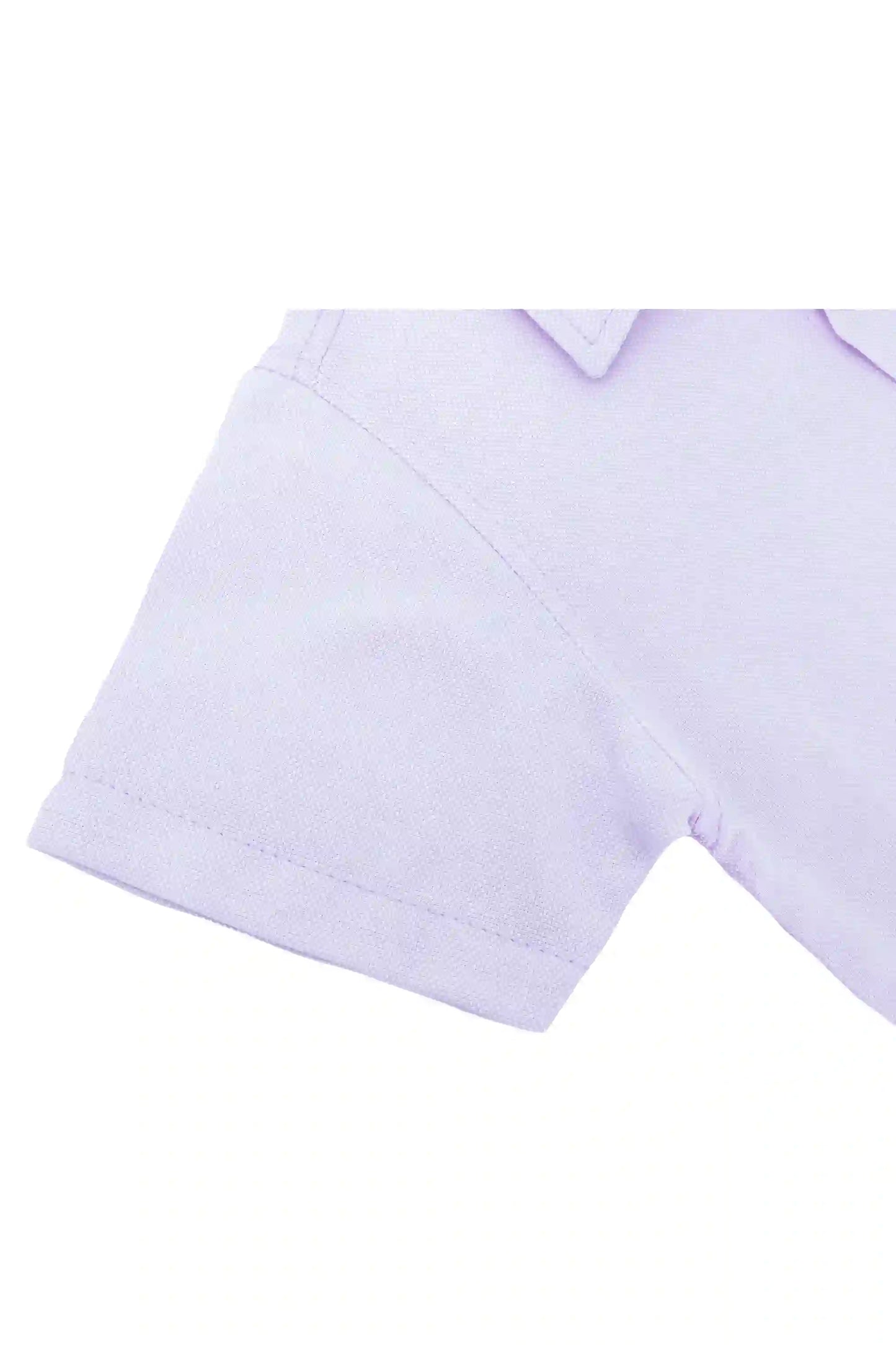 Boys' Button Down Shirt Solid Short Sleeve Classic Solid Oxford Dress Shirt