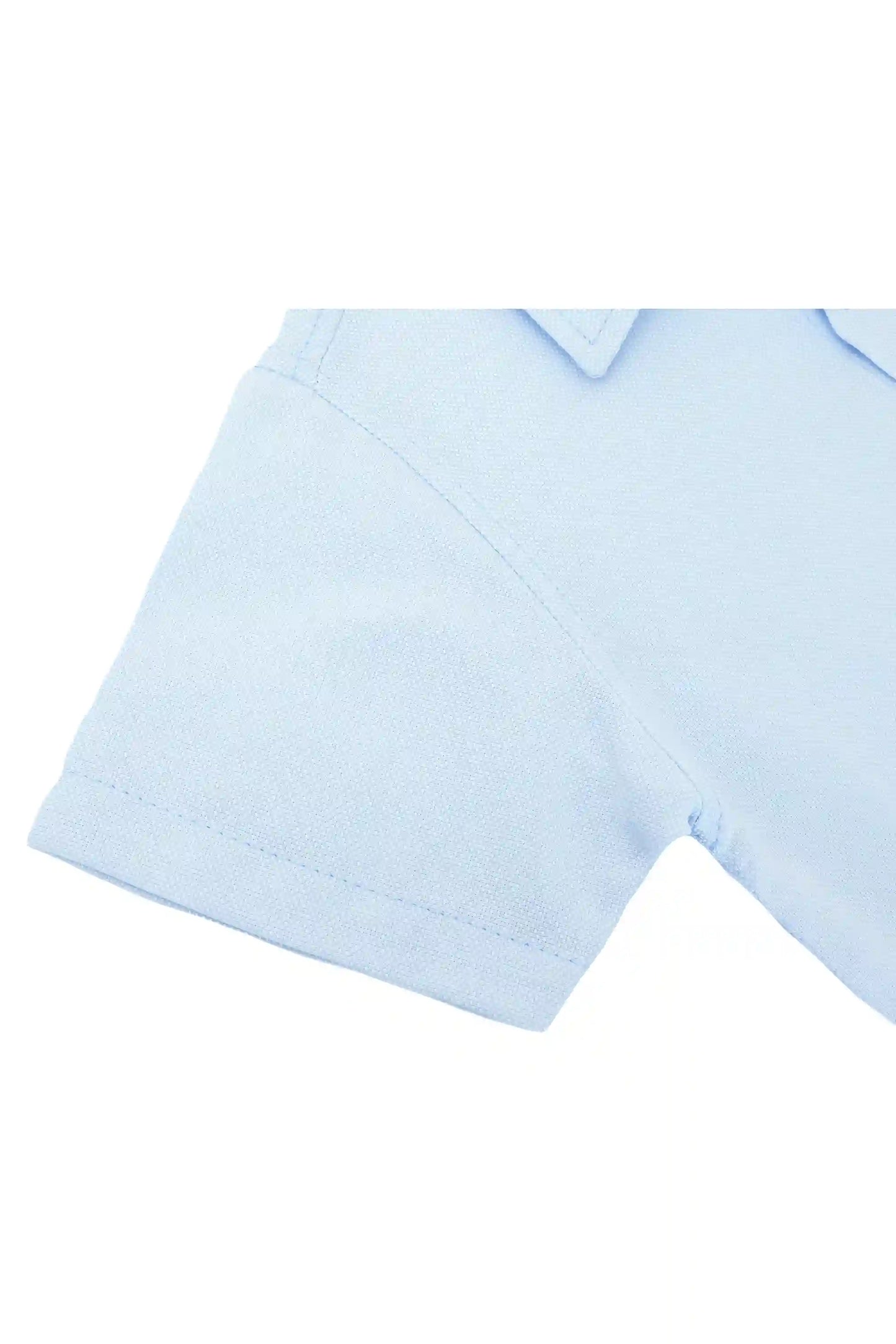 Boys' Button Down Shirt Solid Short Sleeve Classic Solid Oxford Dress Shirt