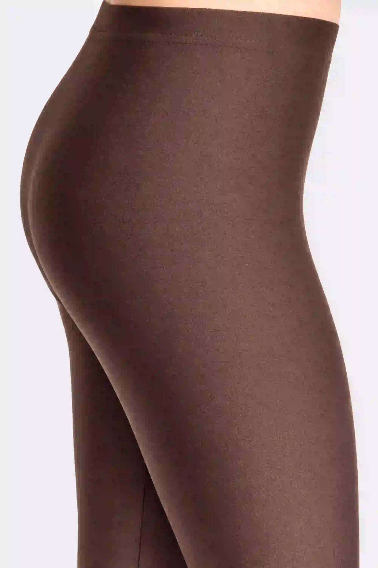 Girls Shiny High Waisted Leggings – Dance & Gymnastics Stretch Tights