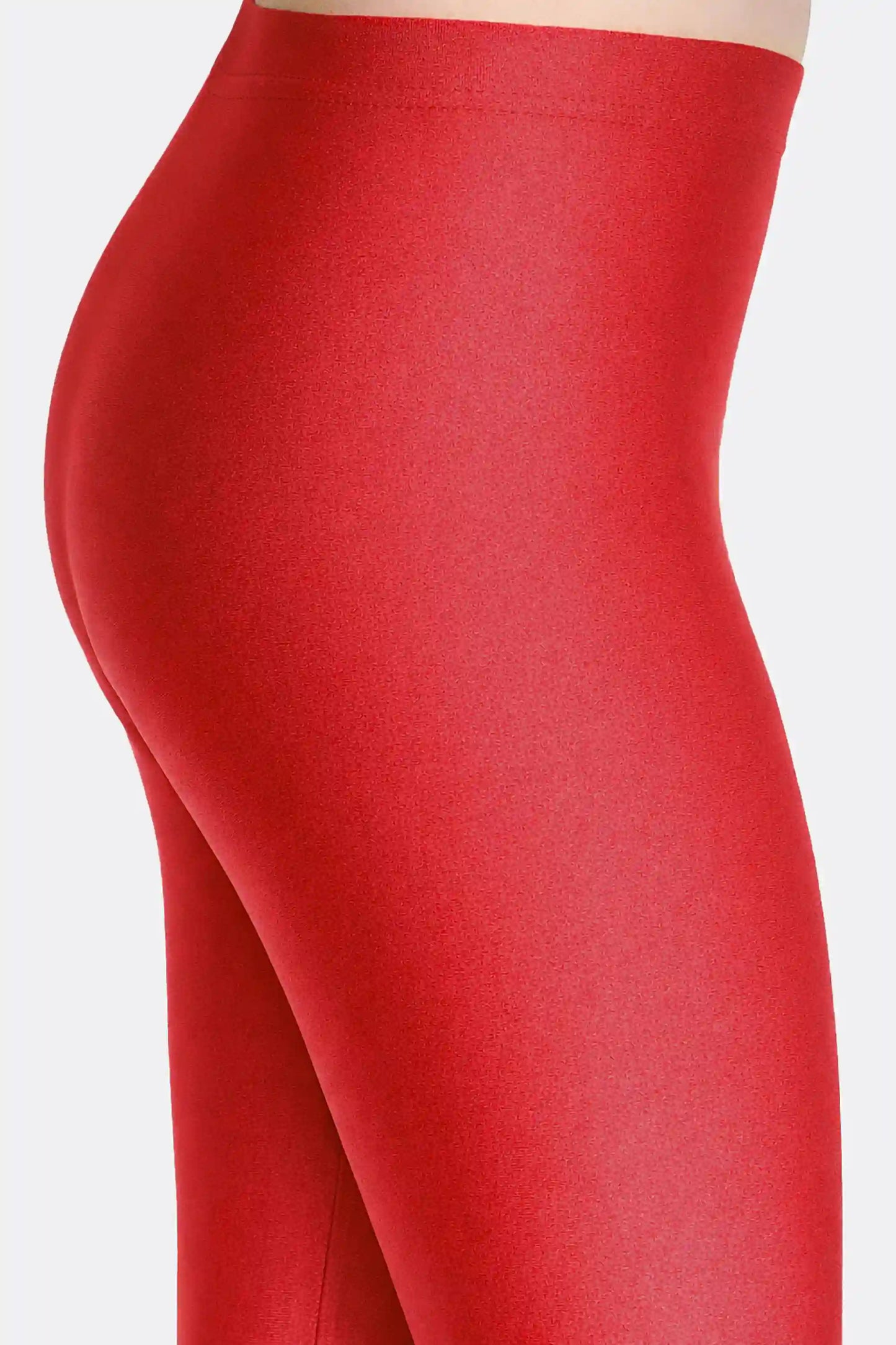 Girls Shiny High Waisted Leggings – Dance & Gymnastics Stretch Tights