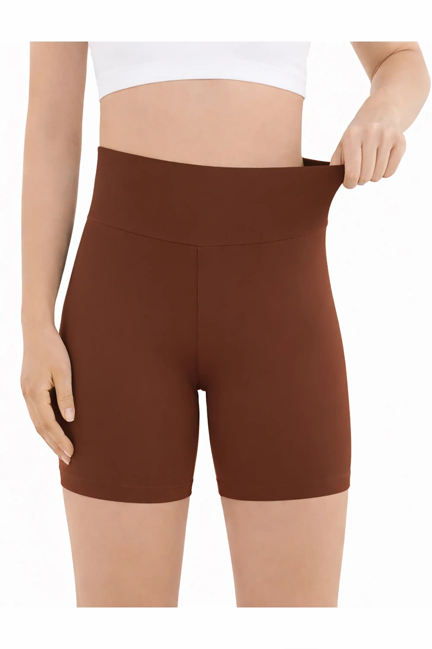 Girls High Waist Biker Shorts — Premium Soft 4-Way Stretch Yoga & Dance Athletic Shorts