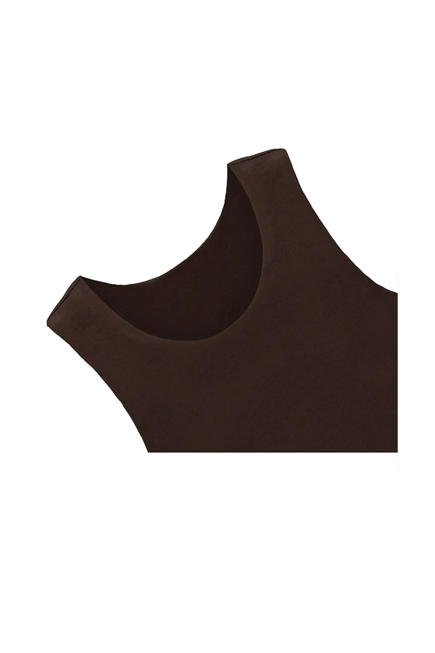 Girls' Double Lined Sleeveless Basic Crop Tank Top